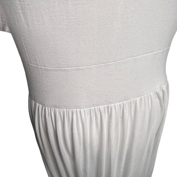 LILBETTER Women's Summer Short Sleeves Dress Wrap Waist Maxi Dresses with Pocket - Picture 9 of 15